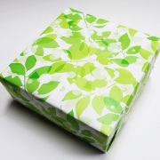 新緑柄包装紙
